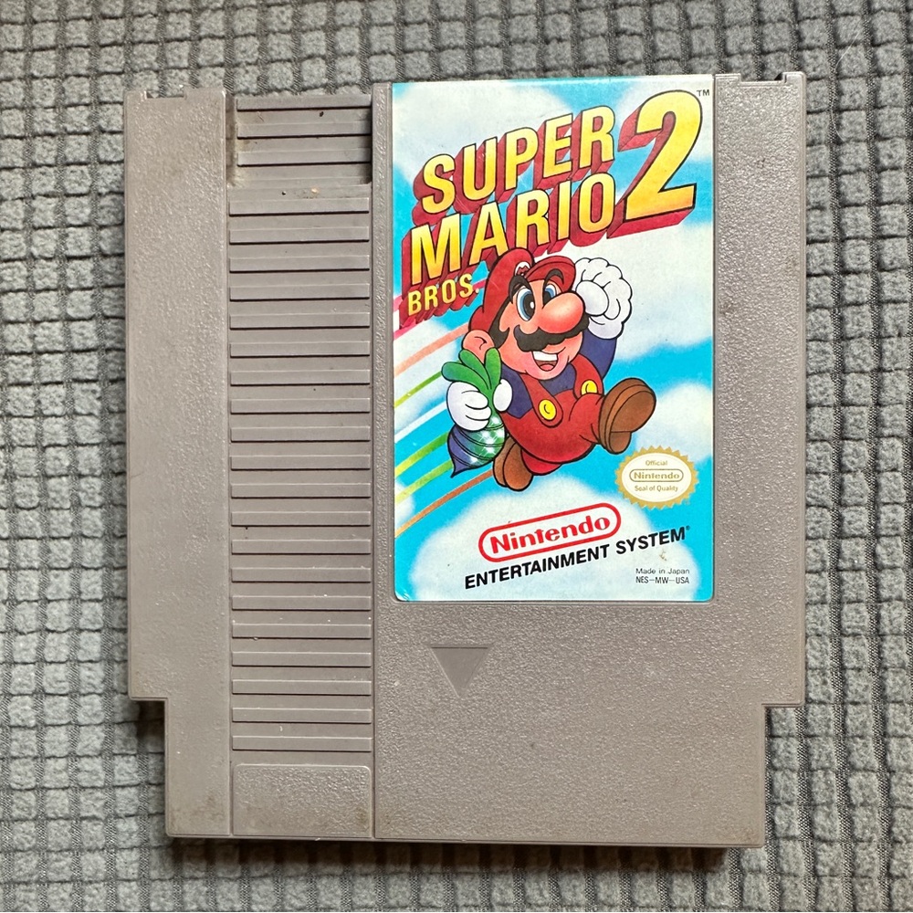 Vintage Super Mario Bros. 2 (Nintendo NES, 1985)